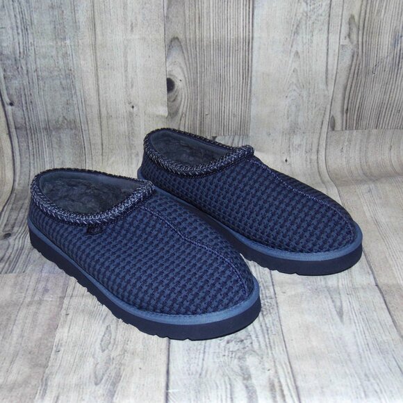 UGG Other - UGG Tasman Flecked Knit 'Blue Multi' Sheepskin Slippers Mens Size 11